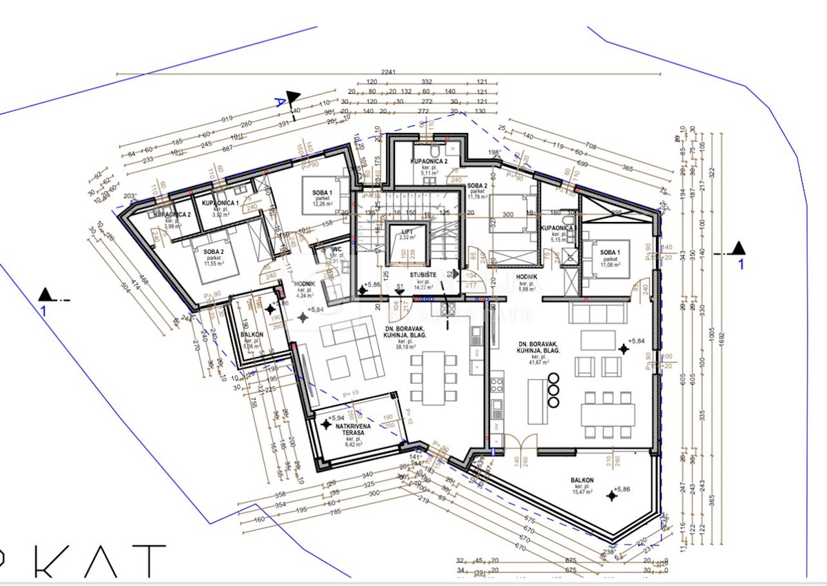 Stanovanje Opatija - Centar, Opatija, 102m2