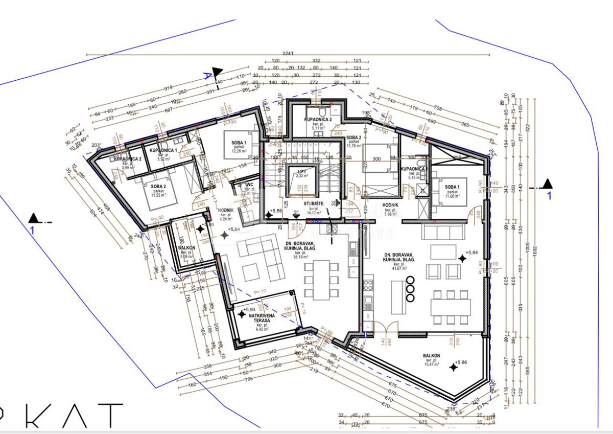 Stanovanje Opatija - Centar, Opatija, 102m2