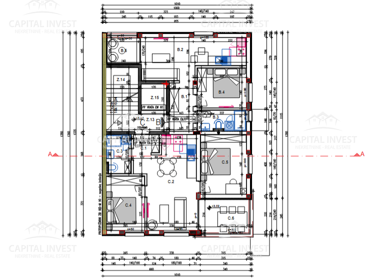 Trisobno stanovanje s pokrito teraso, Veli vrh, Pula, Istra