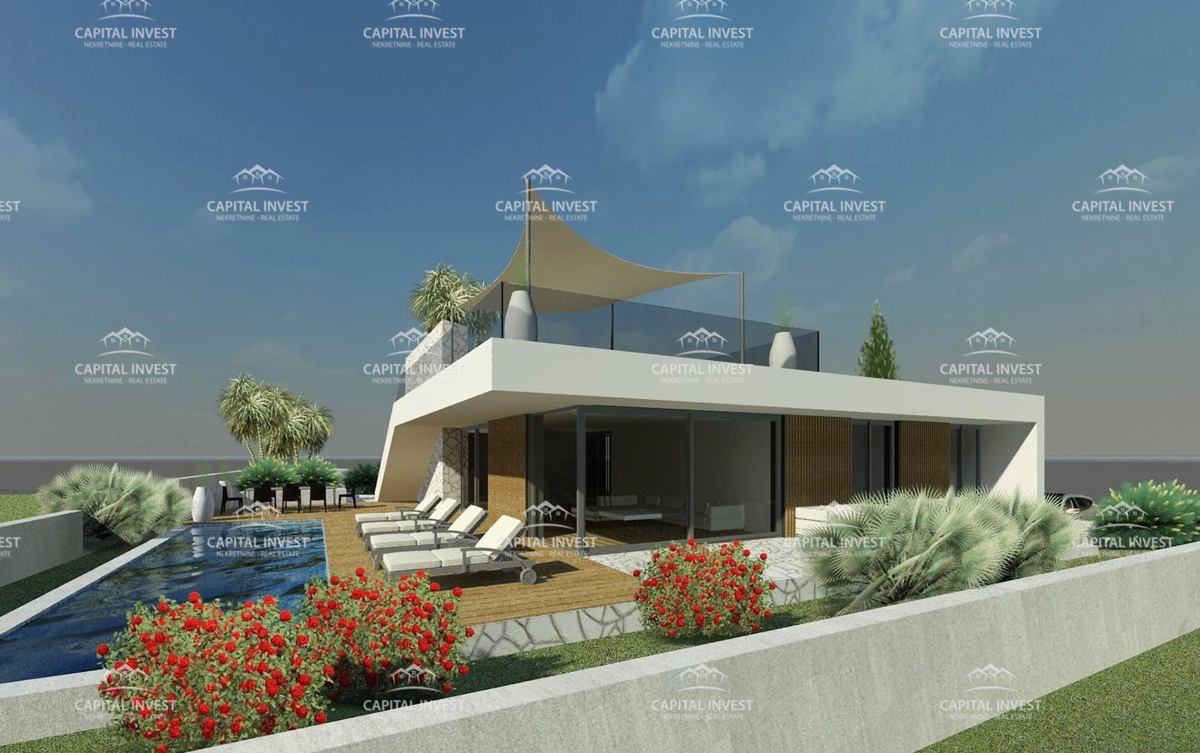 Zemljišče s projektom in gradbenim dovoljenjem, Vodnjan, Istra