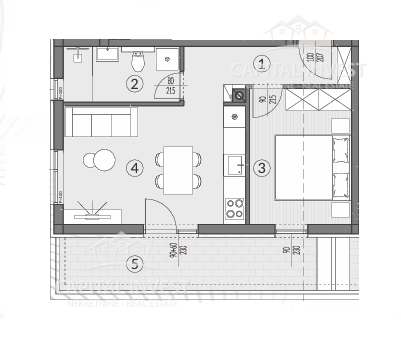 Stan, novogradnja, Šikići, Pula, Istra