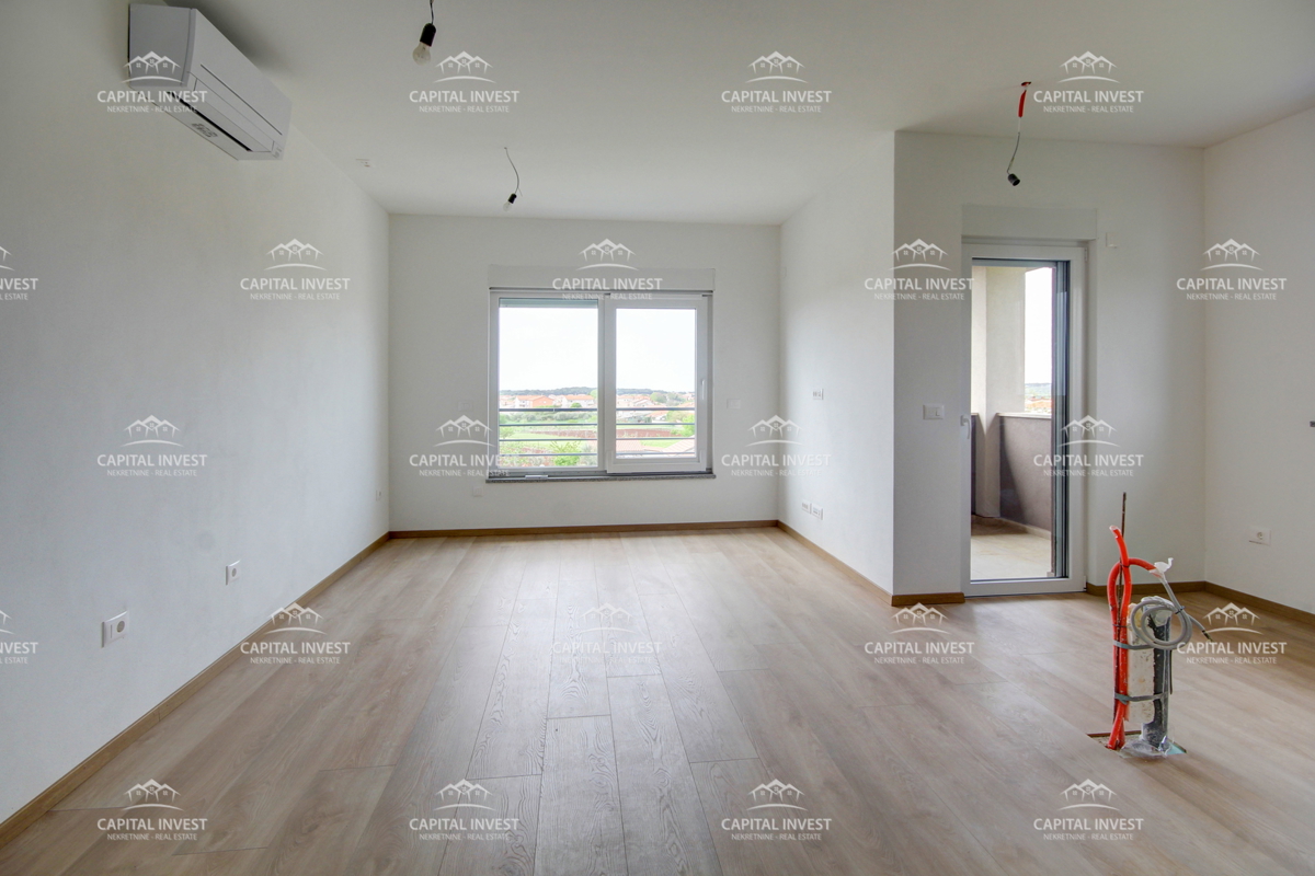 Stanovanje, novogradnja, trisobno, balkon, Valbandon, Istra