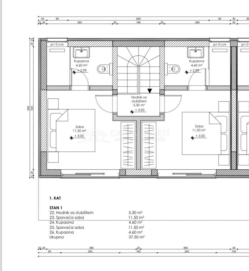 Stanovanje Premantura, Medulin, 80m2