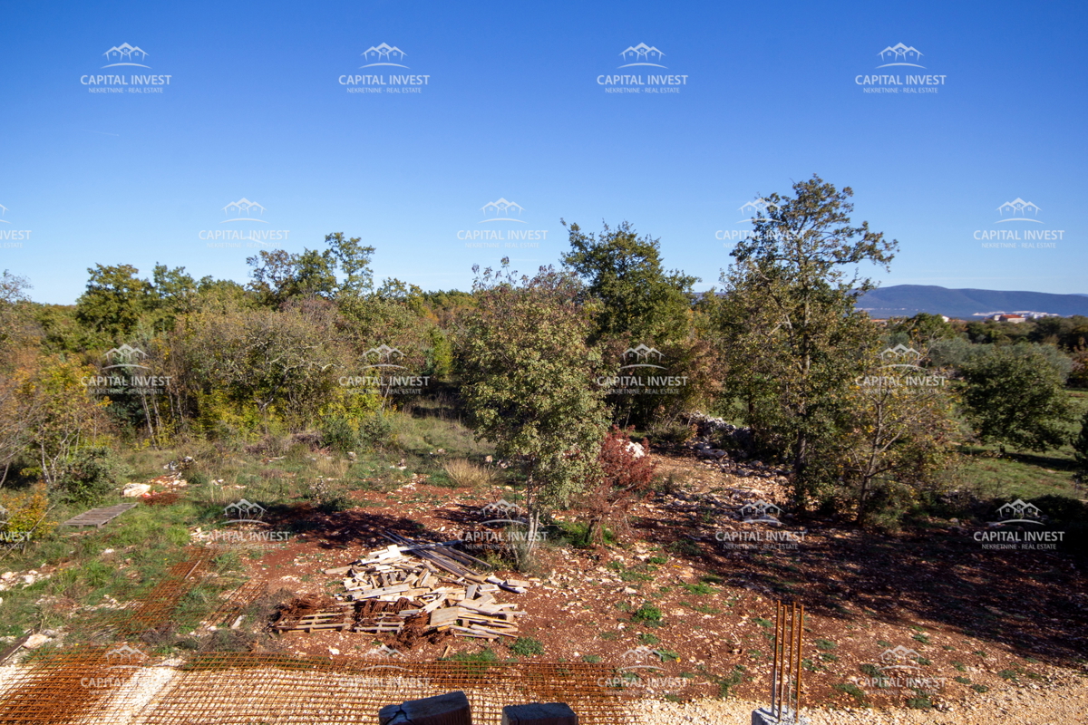 Hiša v gradnji, pogled na morje, Marčana, Istra