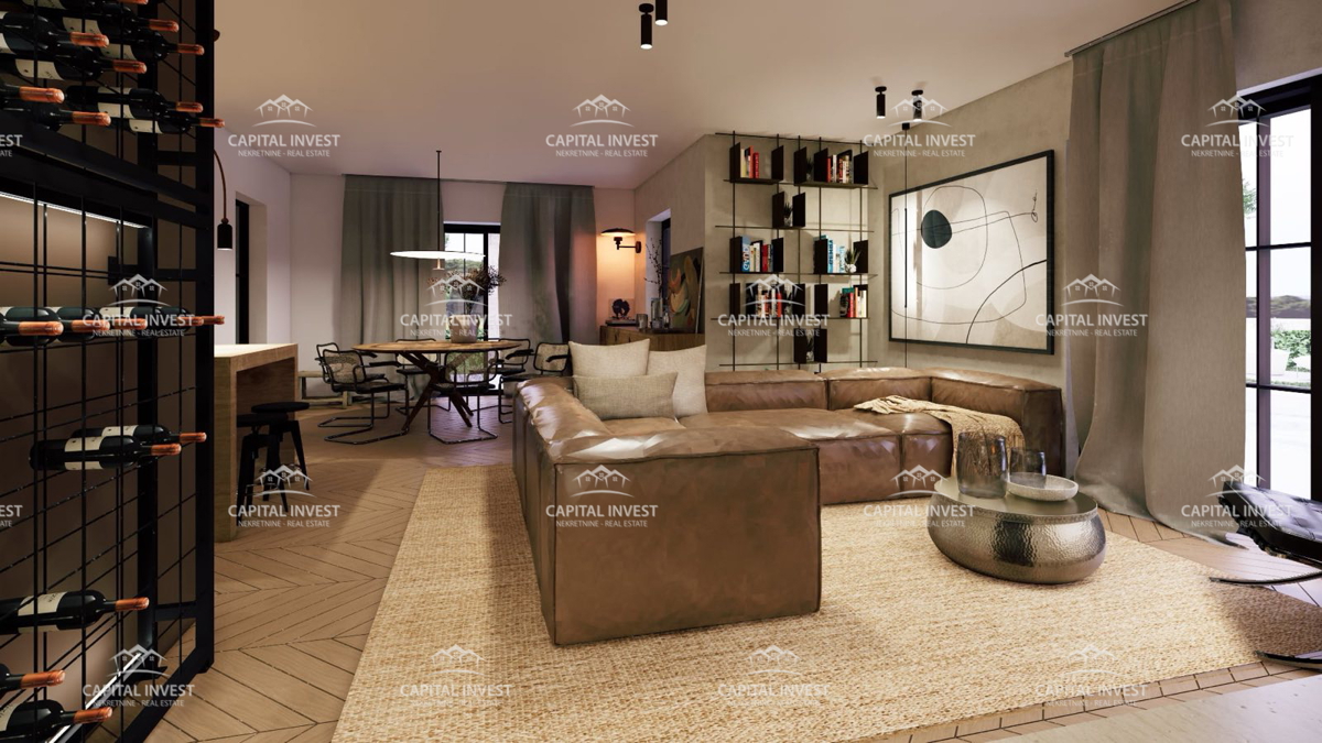 Hiša v gradnji, pogled na morje, Marčana, Istra