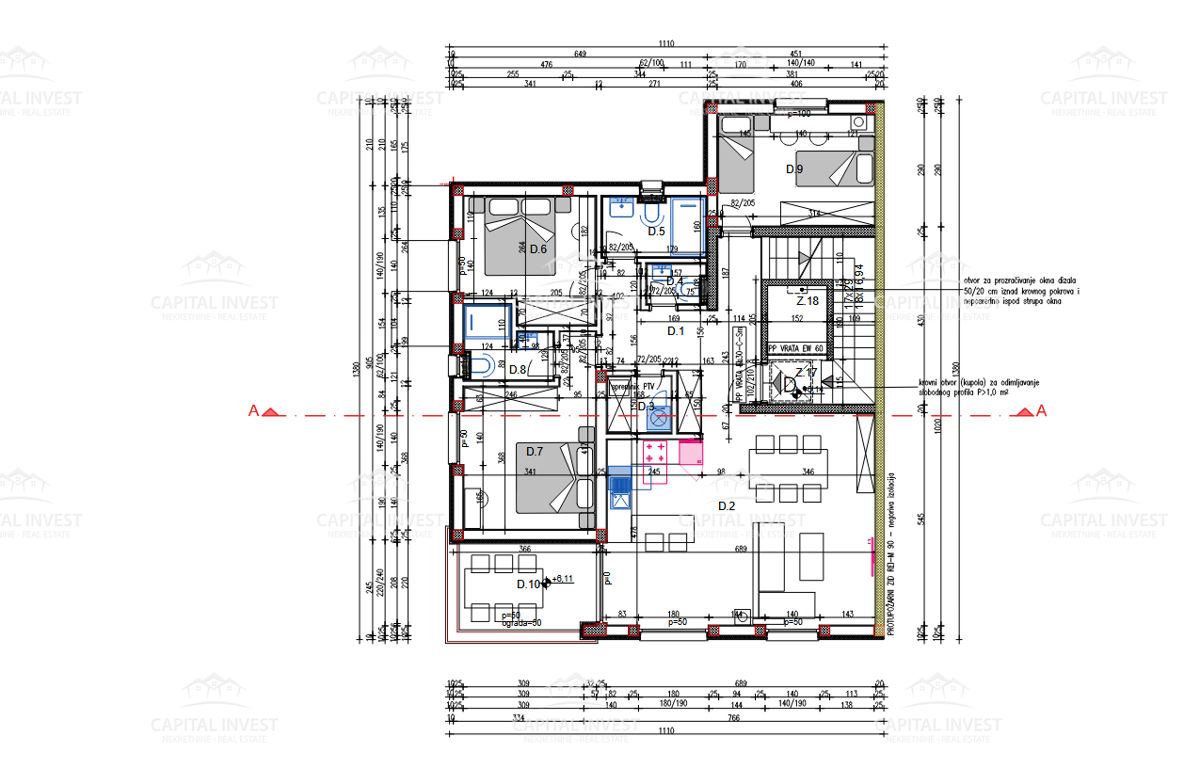 Trosobno stanovanje v drugem nadstropju, Veli Vrh, Pula, Istra
