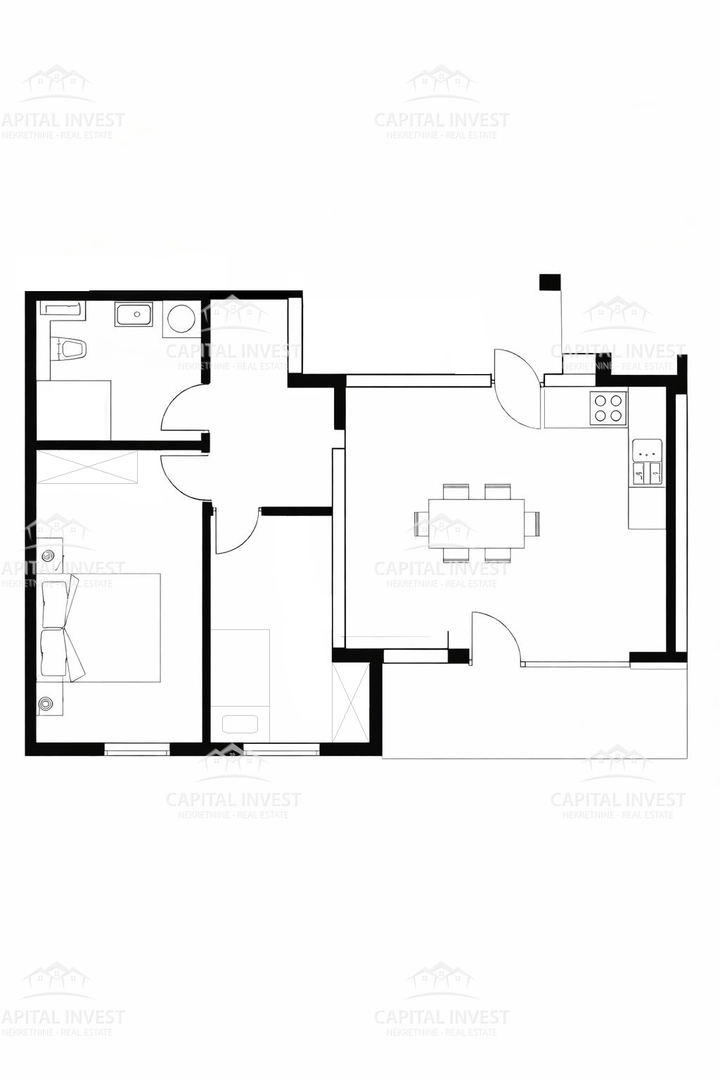 Stanovanje, trisobno, balkon, Medulin, Istra