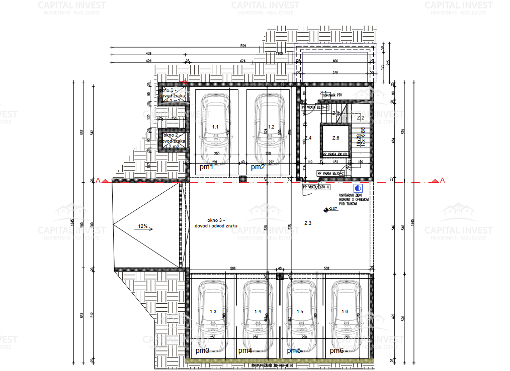 Dvosobno stanovanje v prvem nadstropju, Veli Vrh, Pula, Istra