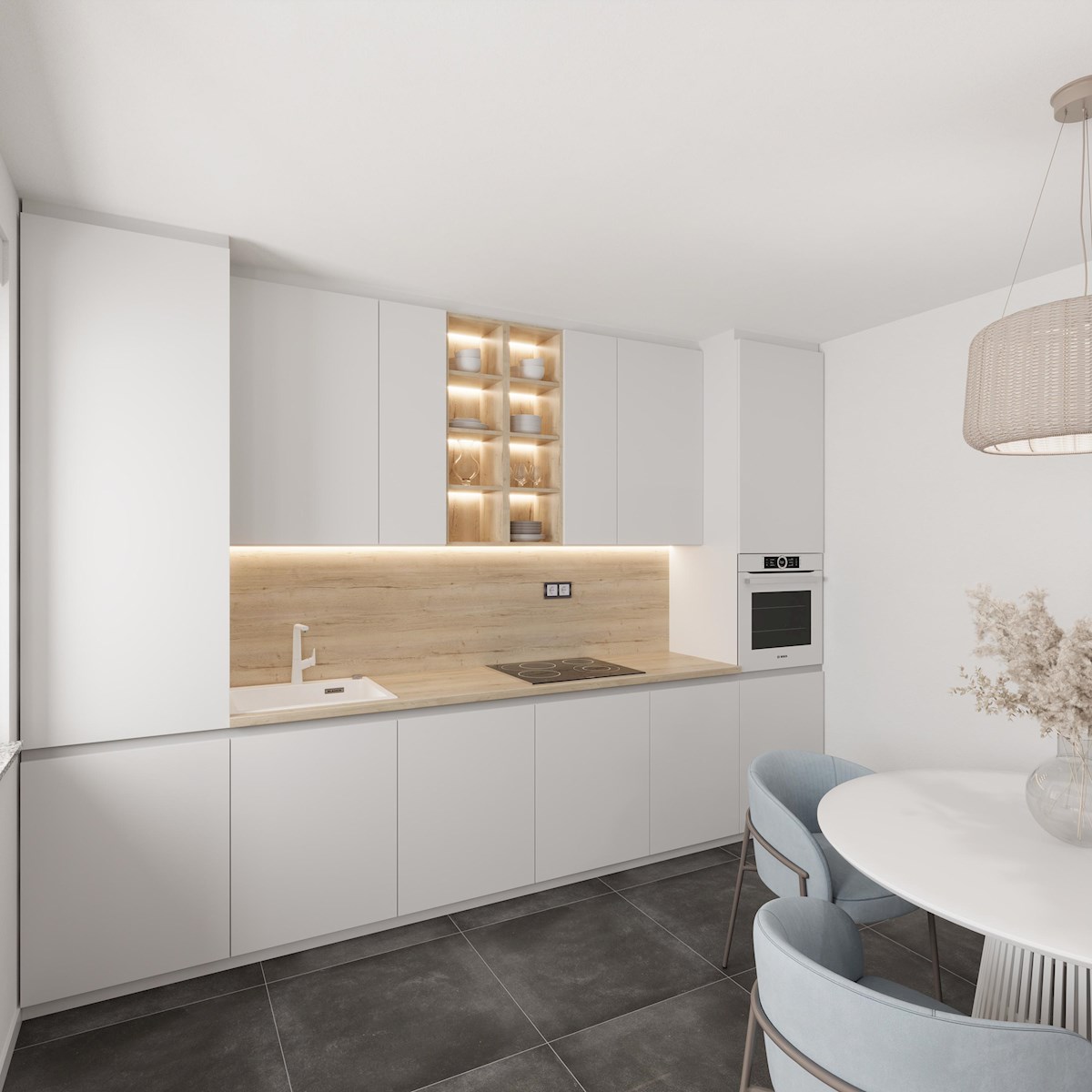 Apartma z vrtom in pogledom na morje – Novigrad, 20 m od plaže