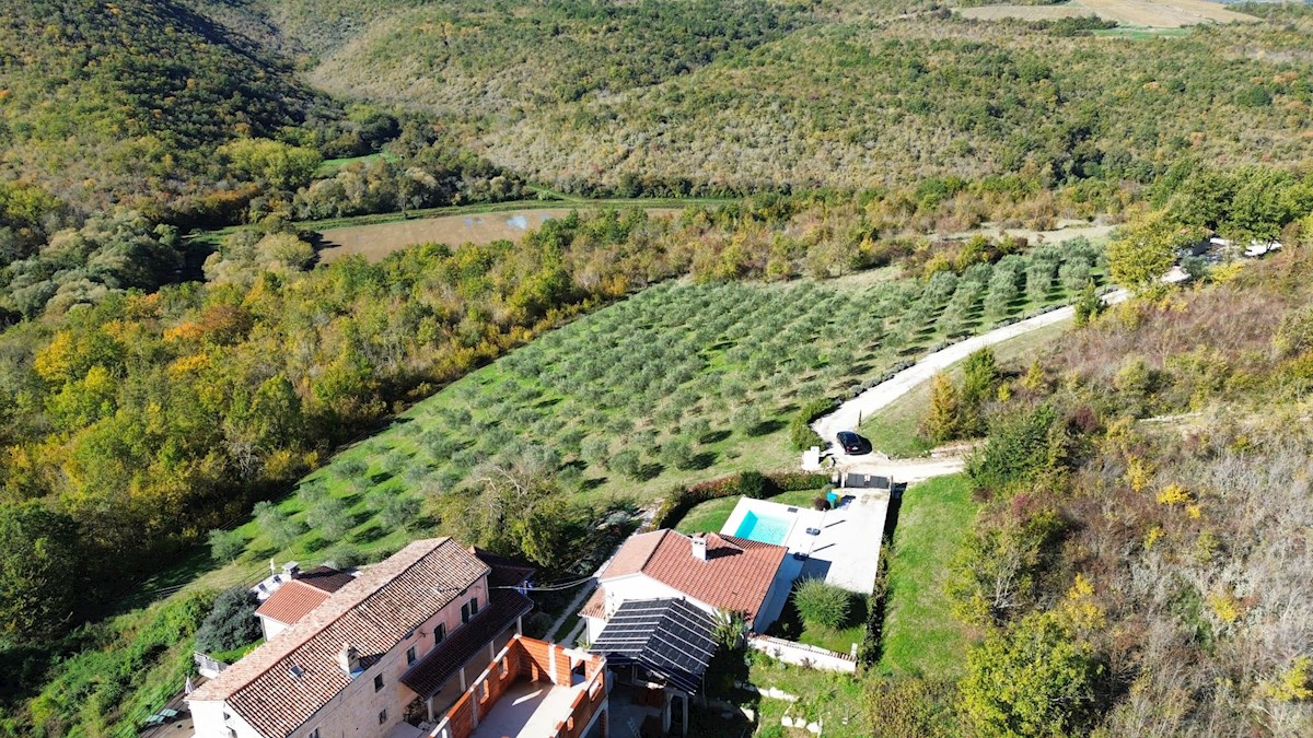 Hiša z bazenom v mirnem okolju – Brkač, Istra