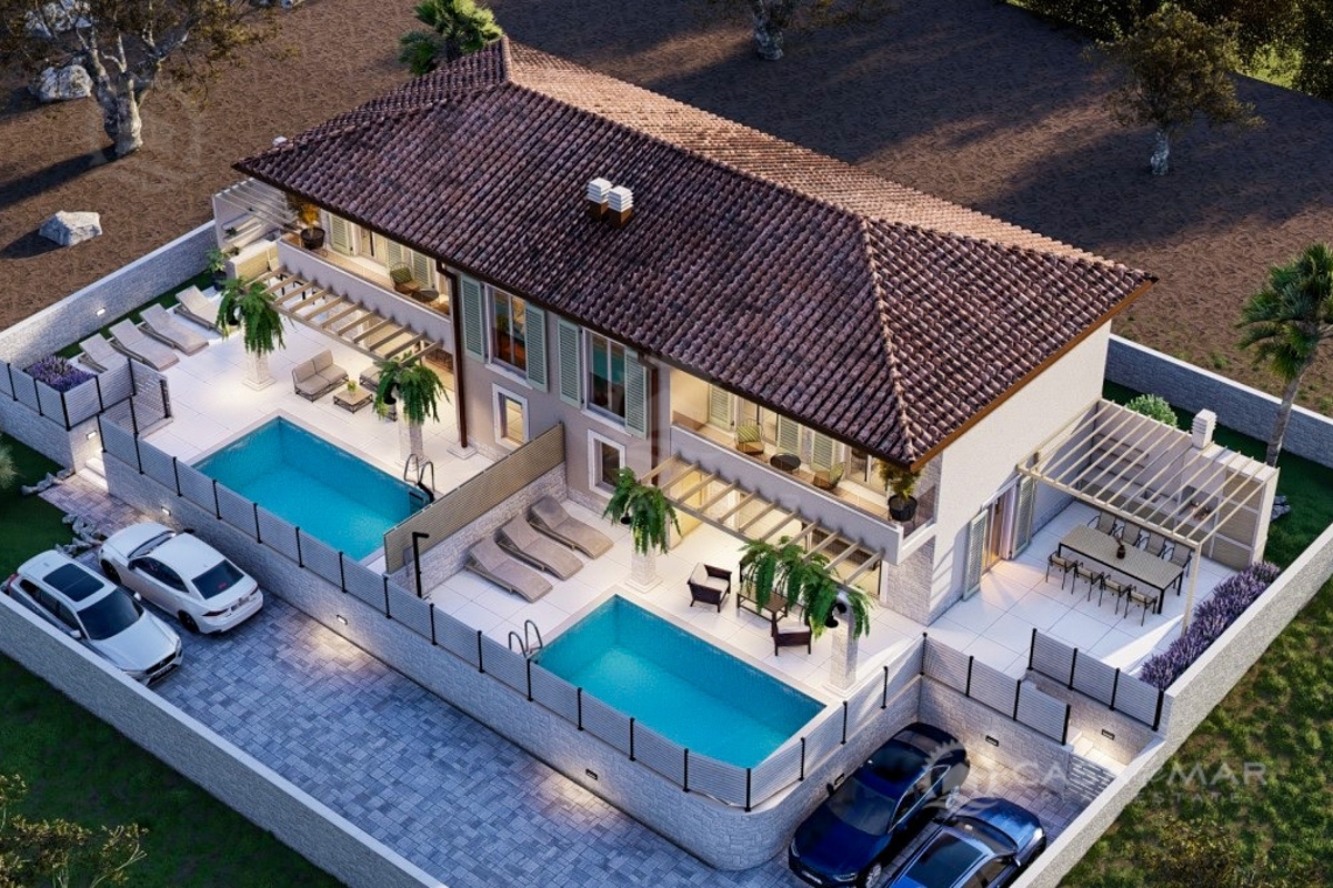 Hiša Malinska, Malinska-Dubašnica, 140m2