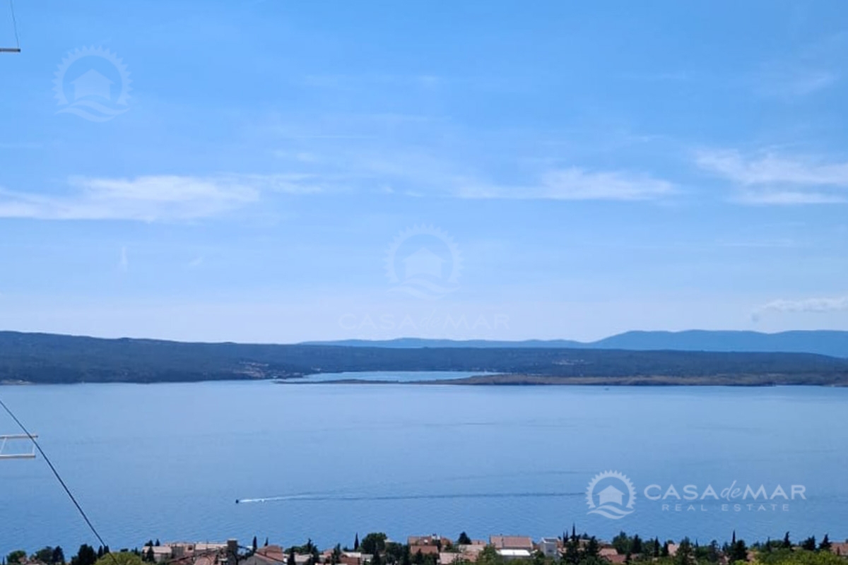 Enosobni apartma v Crikvenici s pogledom na morje