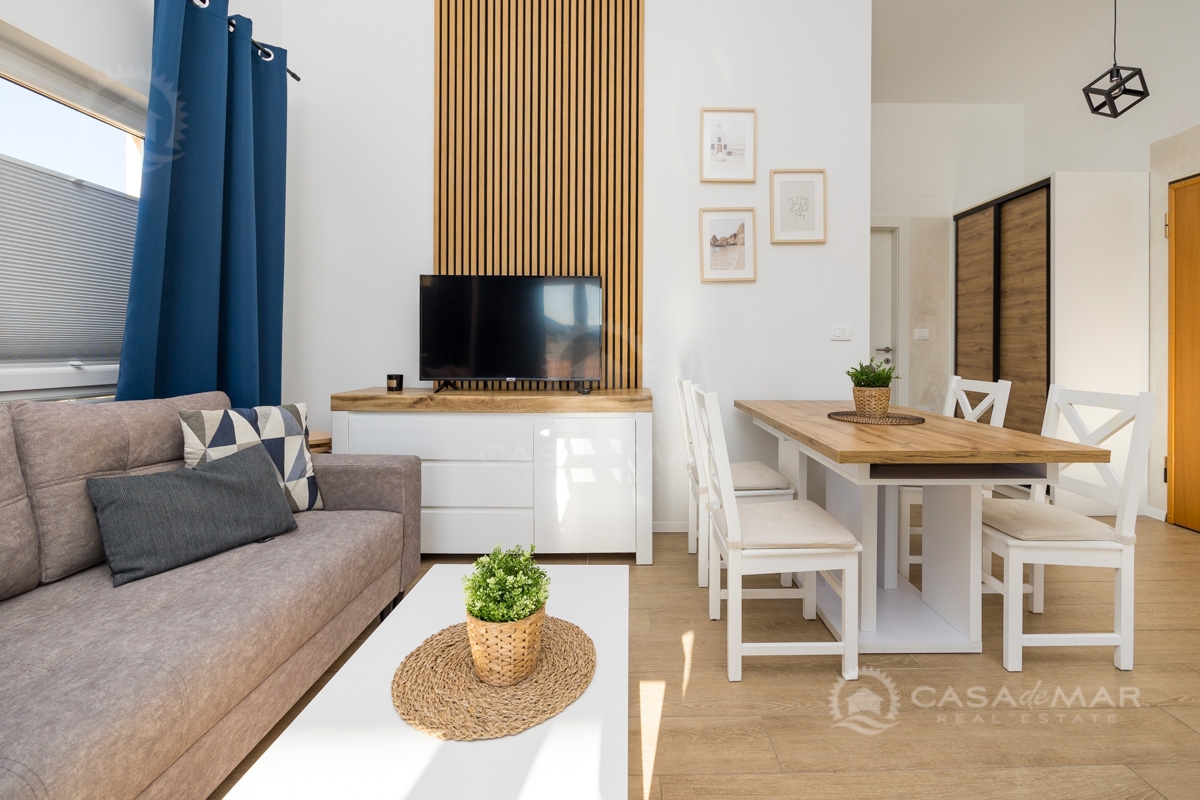 PRILOŽNOST! Sodobno in popolnoma opremljen apartma v Uvali Soline!