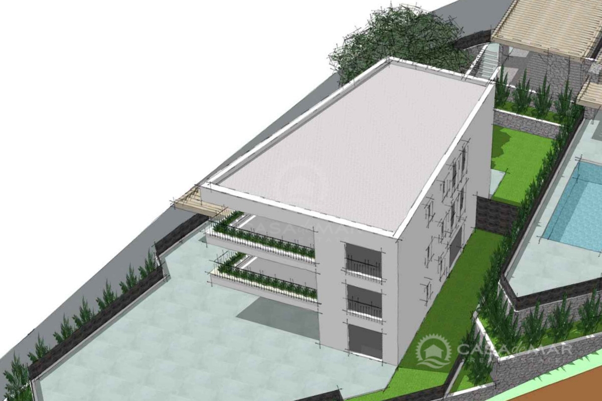 PRILOŽNOST! Parcela z gradbenim dovoljenjem za hišo s tremi apartmaji!