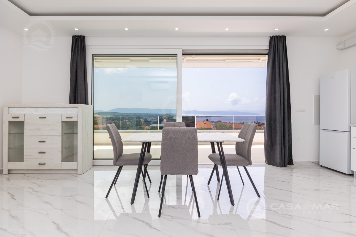 Stanovanje Malinska, Malinska-Dubašnica, 72m2