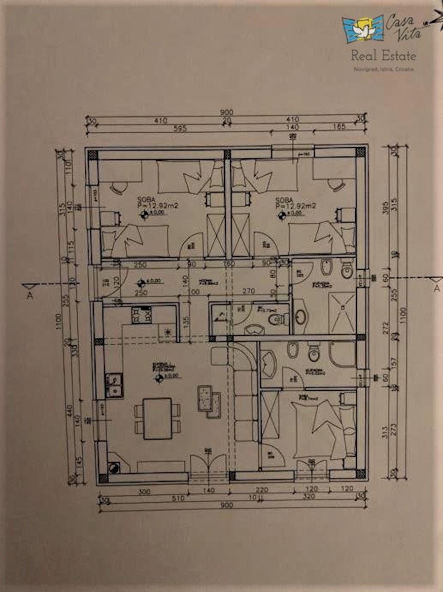 Lepa hiša v okolici Novigrada z bazenom!