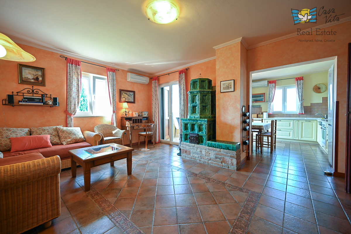 Apartma v pritličju s pogledom na morje - Novigrad