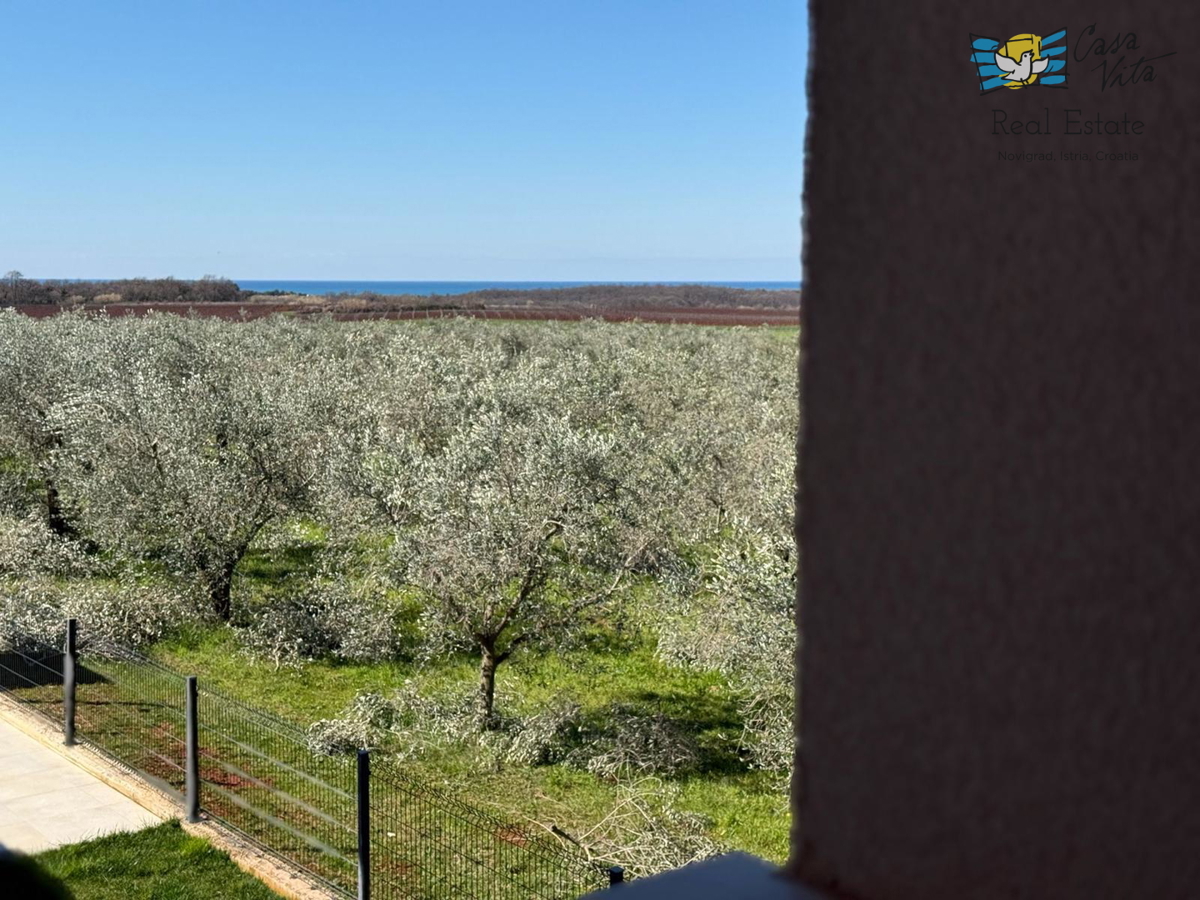 ISTRA, NOVIGRAD - Hiša v mediteranskem slogu s čudovitim pogledom na morje in oljke!