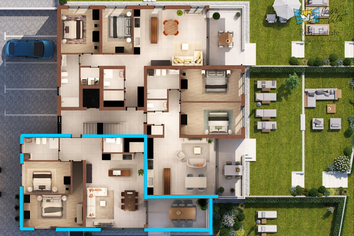 Apartmaji v gradnji s čudovitim pogledom na morje!