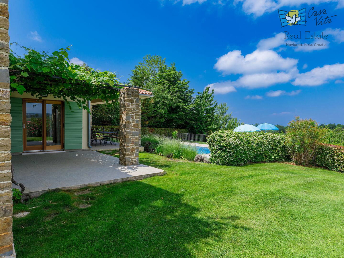 ISTRA, BUJE, Razkošna mediteranska hiša z velikim vrtom