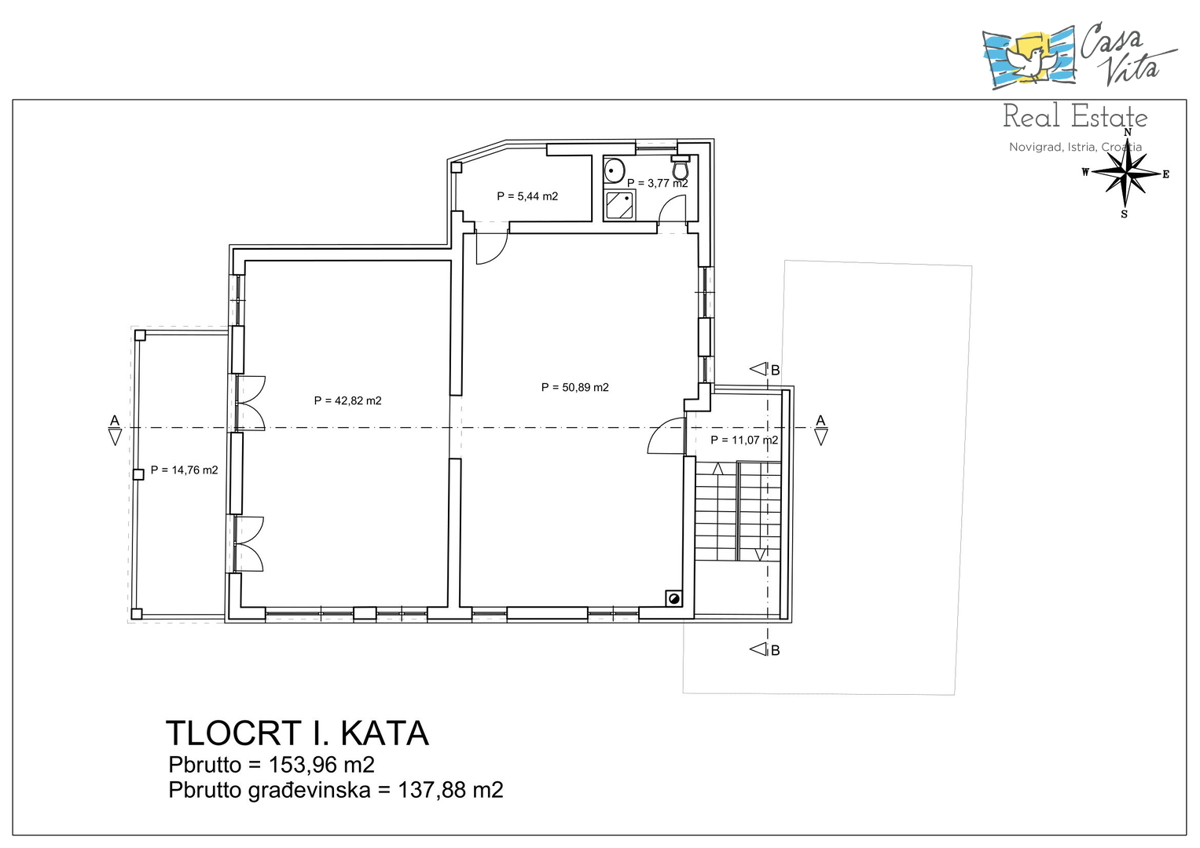 Hiša z apartmaji in čudovitim pogledom na morje