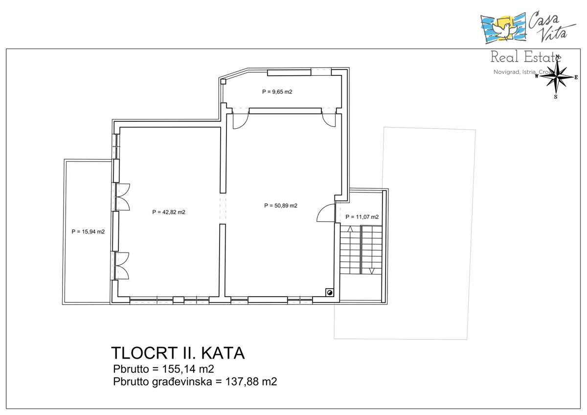 Hiša z apartmaji in čudovitim pogledom na morje
