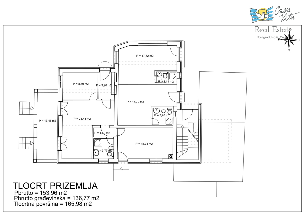 Hiša z apartmaji in čudovitim pogledom na morje