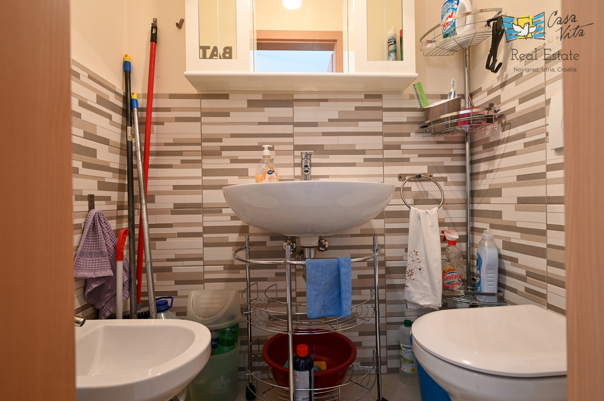 ISTRA, NOVIGRAD - Stanovanje z dvema spalnicama in lepim pogledom na morje!