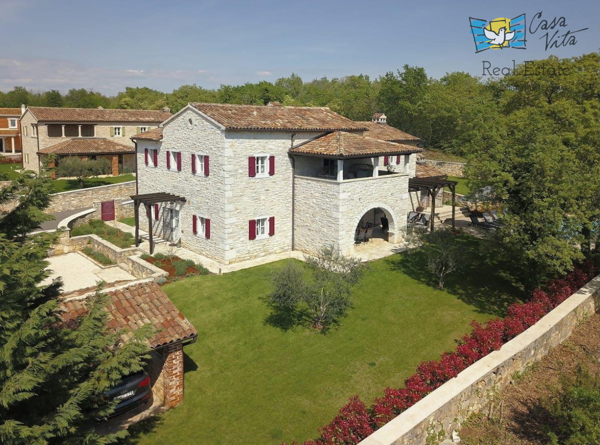 ISTRA, POREČ - Čudovita kamnita vila v Tinjanu!