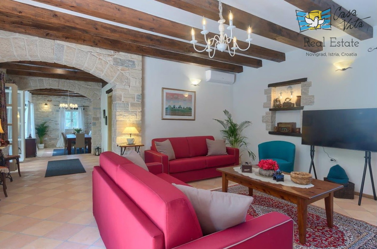 ISTRA, POREČ - Čudovita kamnita vila v Tinjanu!