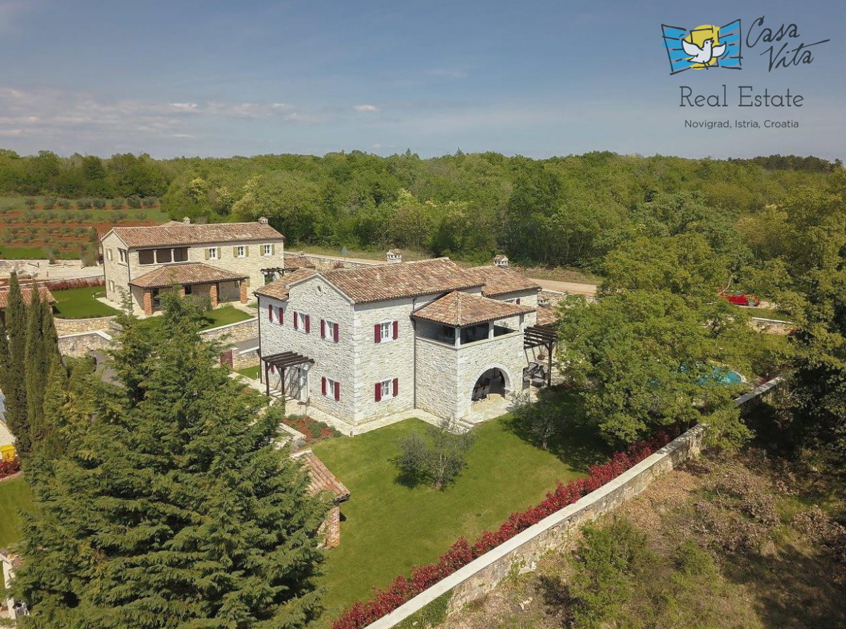 ISTRA, POREČ - Čudovita kamnita vila v Tinjanu!