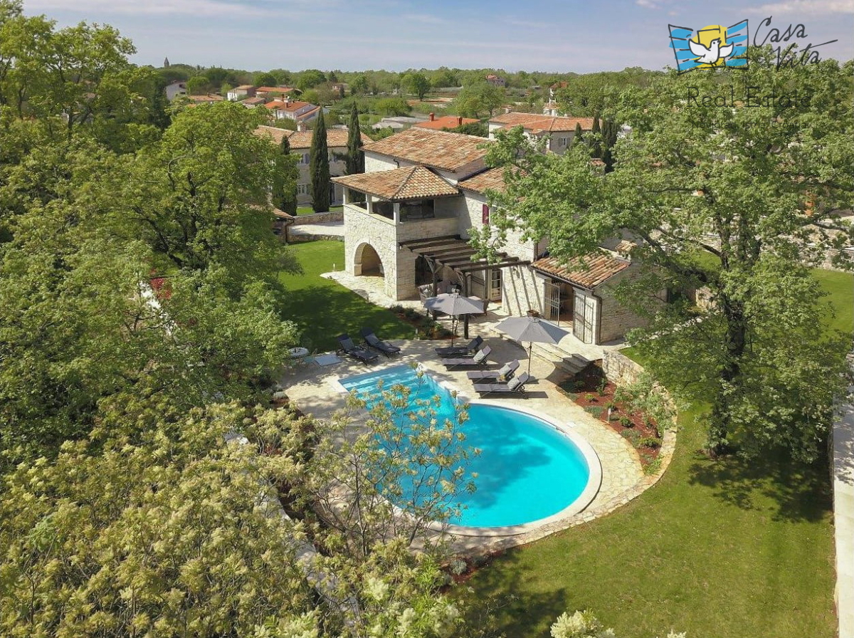 ISTRA, POREČ - Čudovita kamnita vila v Tinjanu!