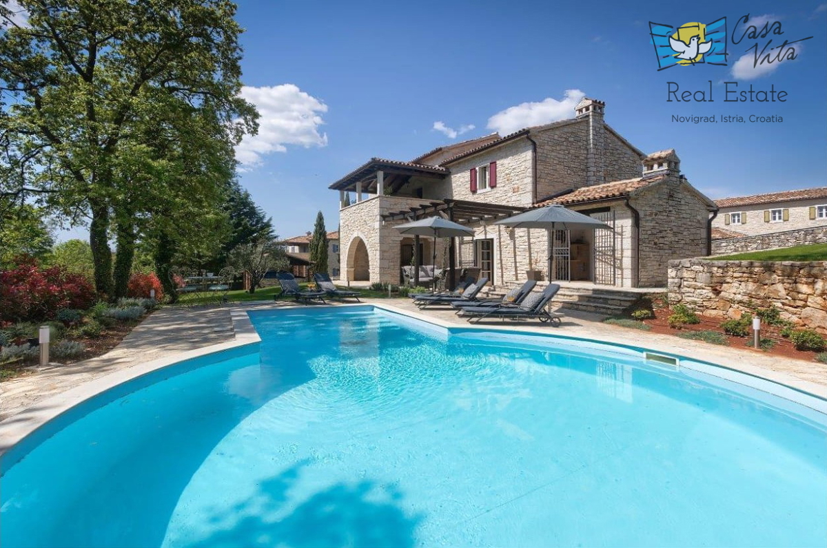 ISTRA, POREČ - Čudovita kamnita vila v Tinjanu!