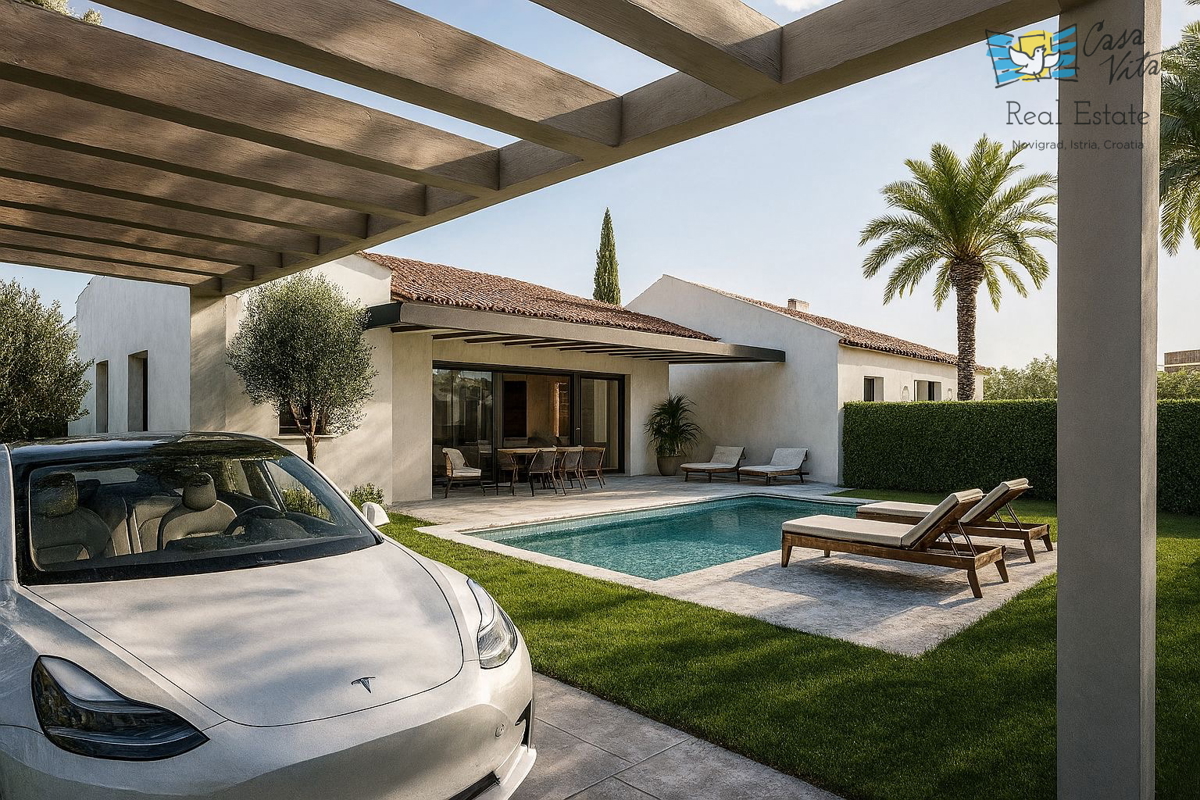 Istra, Tinjan - Gradbeno zemljišče za izgradnjo dvojne hiše