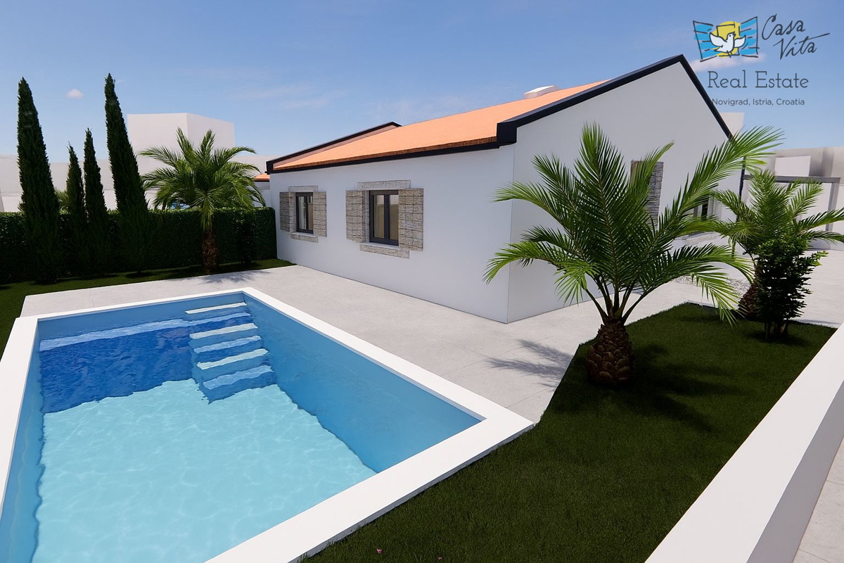 Istra, Tinjan - Gradbeno zemljišče za izgradnjo dvojne hiše