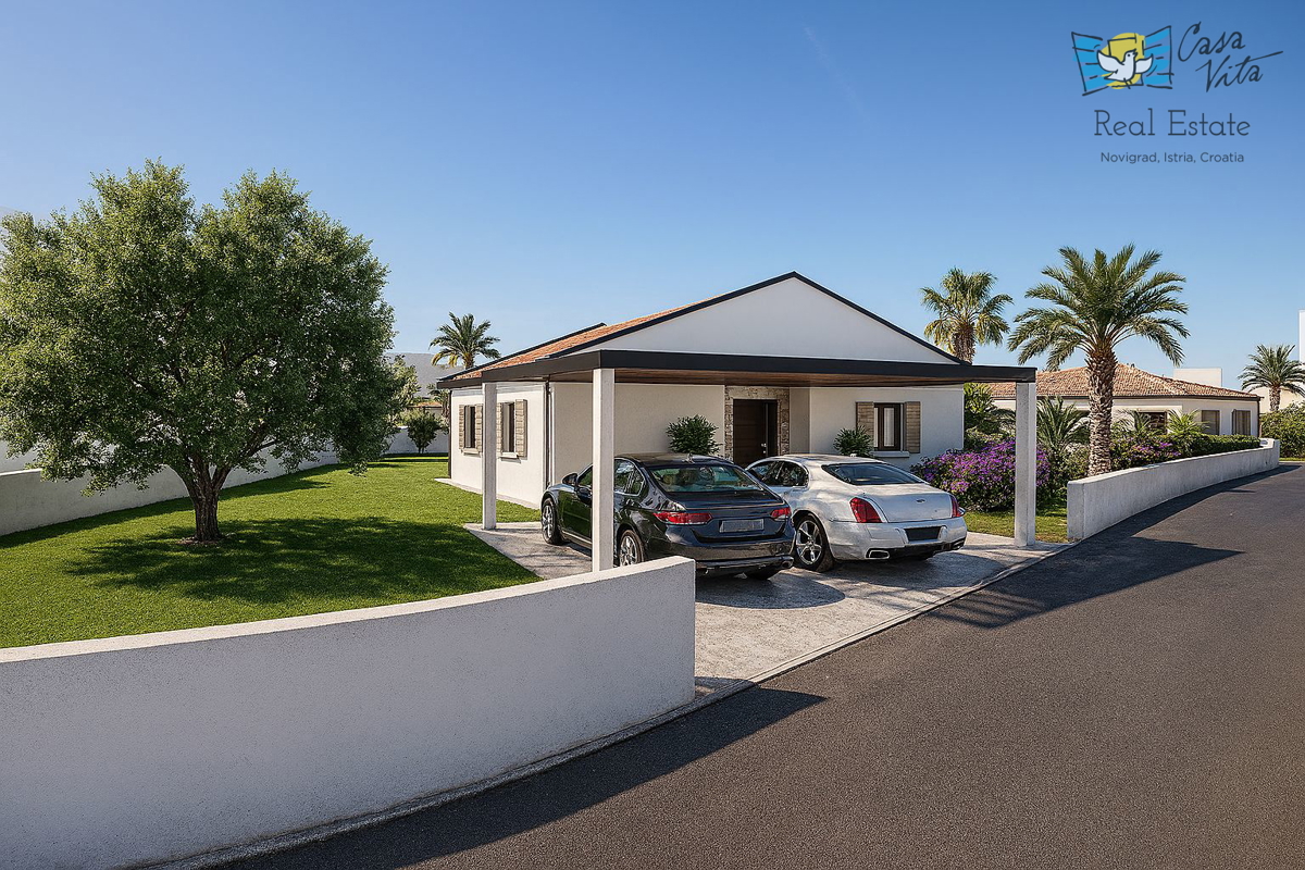 Istra, Tinjan - Gradbeno zemljišče za izgradnjo dvojne hiše