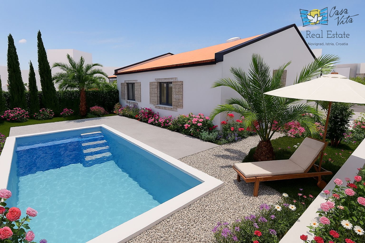 Istra, Tinjan - Gradbeno zemljišče za izgradnjo dvojne hiše