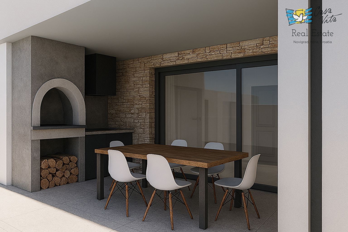 Istra, Tinjan - Gradbeno zemljišče za izgradnjo dvojne hiše