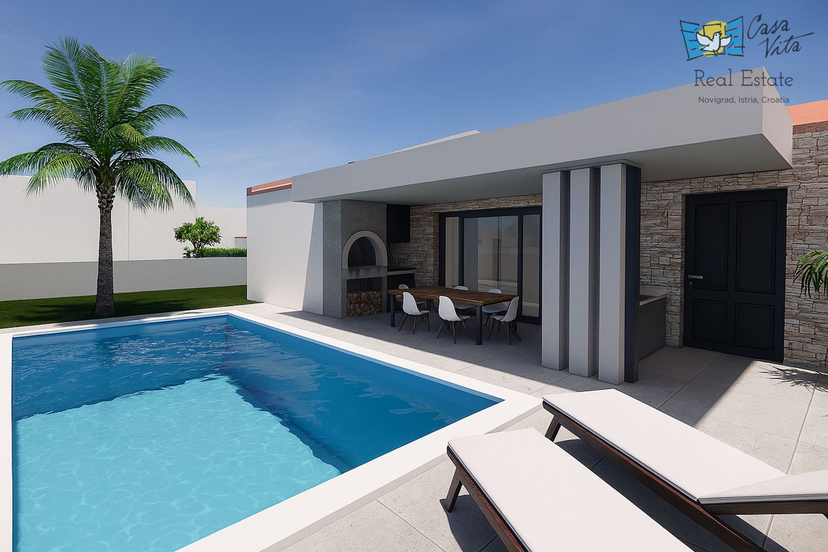 Istra, Tinjan - Gradbeno zemljišče za izgradnjo dvojne hiše