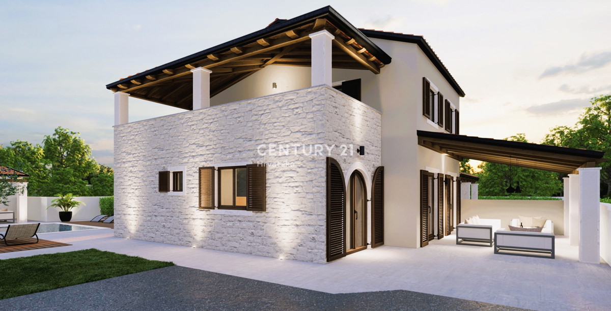 POREČ, PRODAJA SE DVOJNA HIŠA, NOVOGRADNJA S BAZENOM