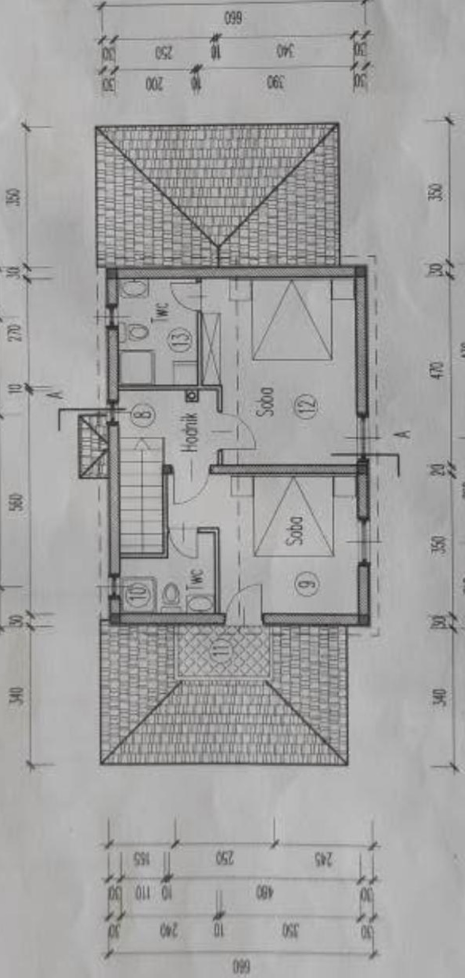 TINJAN, OKOLICA, SAMOSTOJNA NOVA HIŠA V GRADNJI