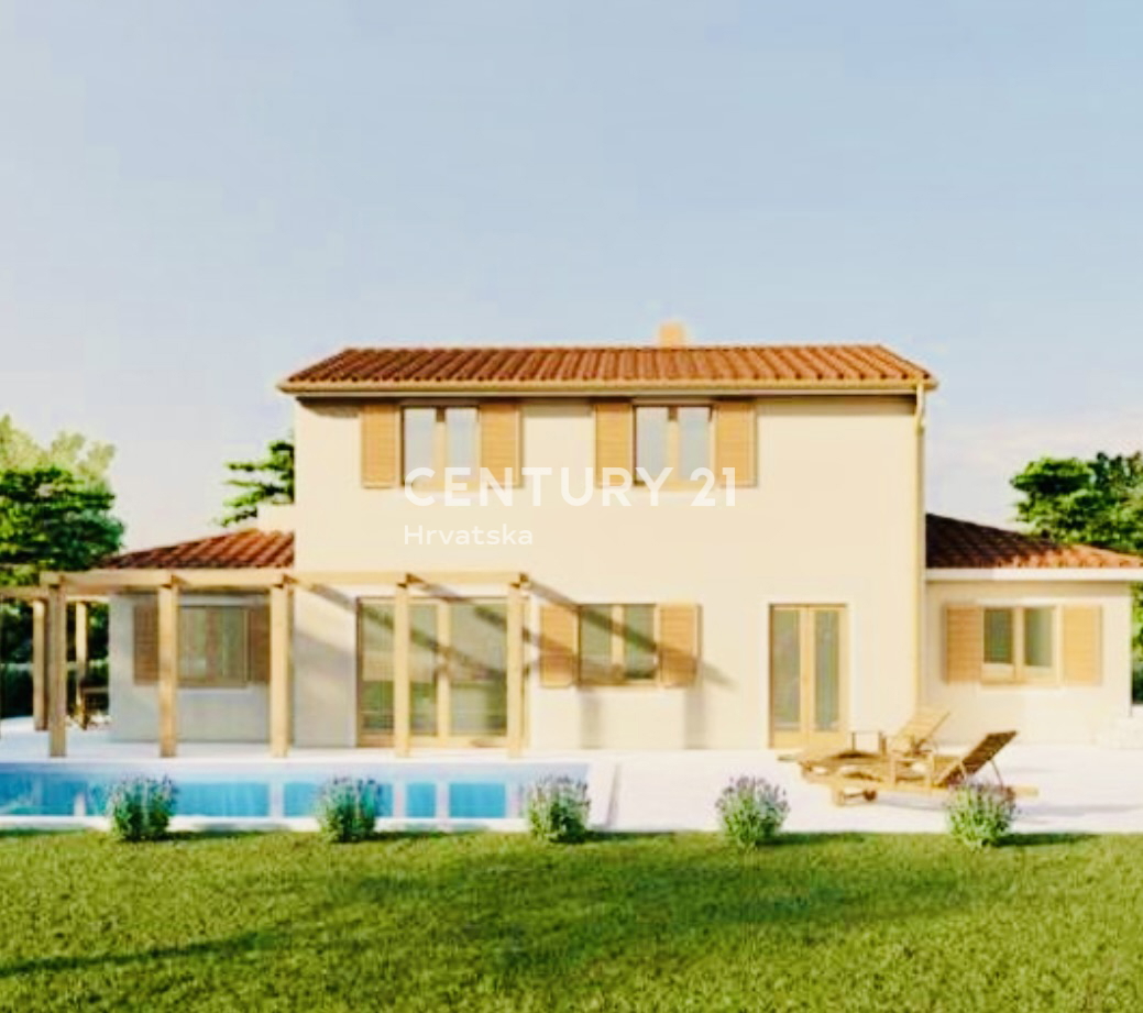 TINJAN, OKOLICA, SAMOSTOJNA NOVA HIŠA V GRADNJI