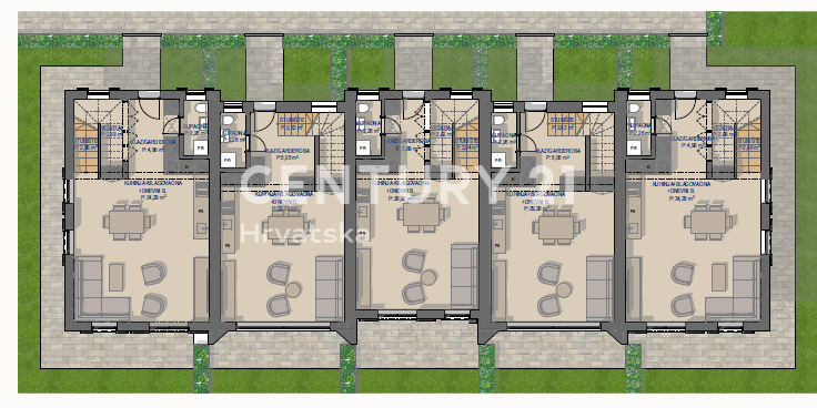 POREČ, PRODAJA SE MODERNA, NOVA V VRSTNI HIŠI