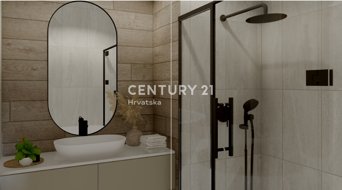 ROVINJ, PRODAJA STANOVANJA V NOVOGRADNJI V PRIZEMLJU Z DVORIŠČEM