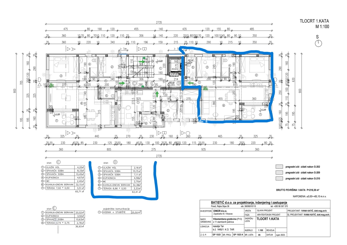 Prodaja, stanovanje, 3-prostorsko, Istarska županija, Tar