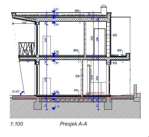 POREČ, 8 KM, MODERNA VILICA V GRADNJI