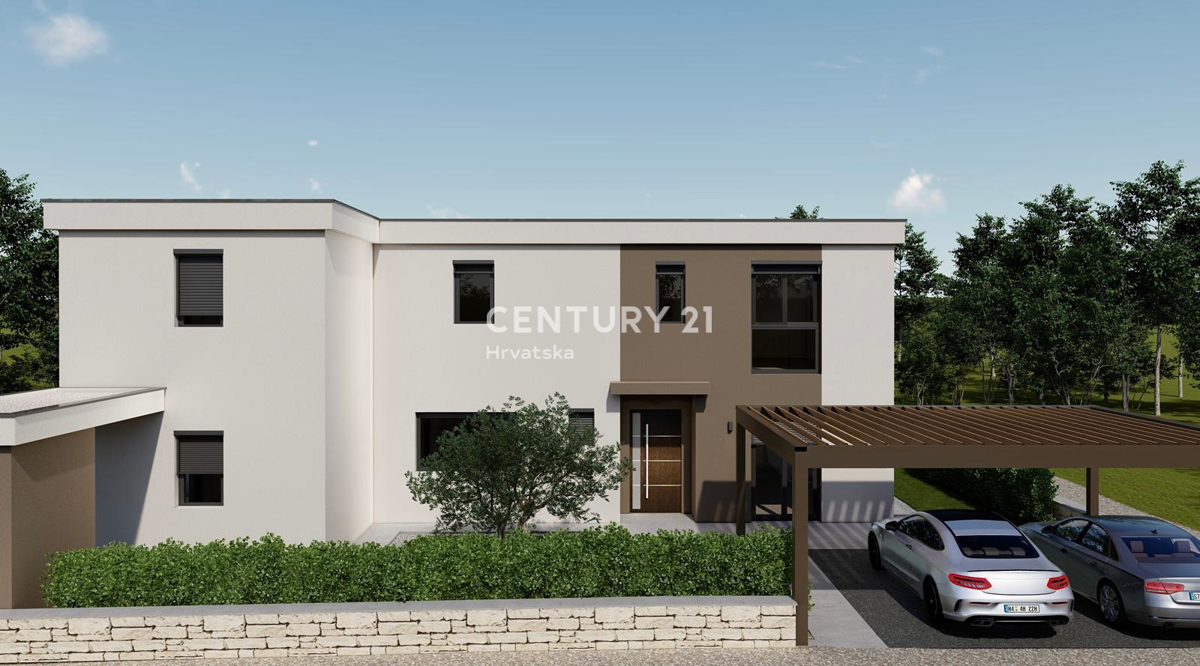 POREČ, PRODAJA SE HIŠA S BAZENOM, NOVOGRADNJA, ZADNJA DO ZELENEGA PASU