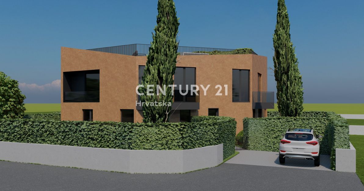 POREČ, PRODAJA SE DVOSOBNO STANOVANJE V PRIZEMLJU, NOVOGRADNJA