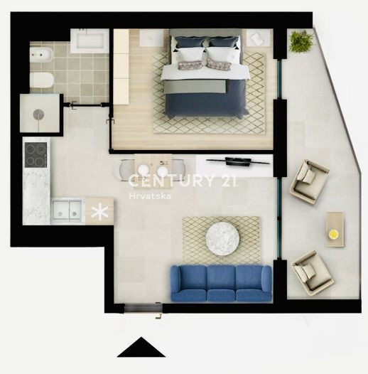 Prodaja, stanovanje, 2-sobno, Istarska županija, Umag