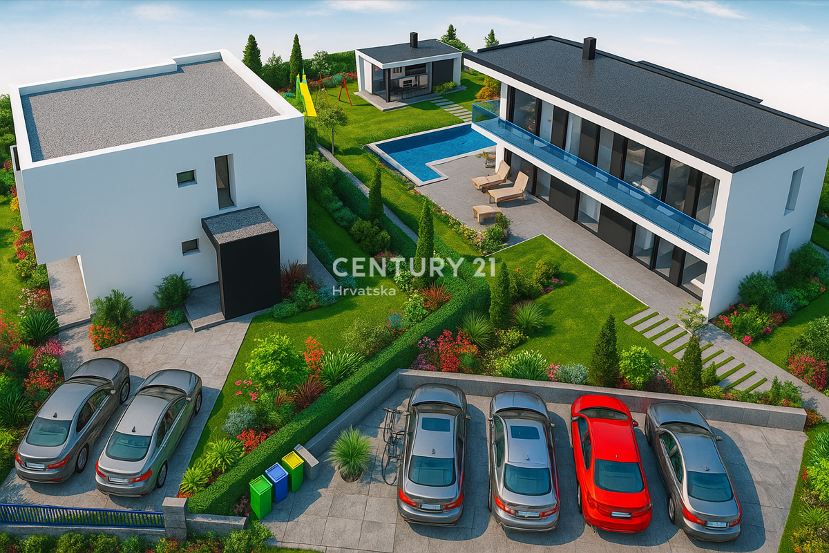 POREČ, 8 KM, MODERNA NOVOGRADNJA OBKROŽENA S PRIRODO